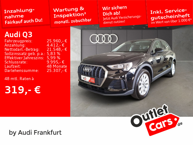 Q3 45 TFSI e S tronic LED AHK Panorama
