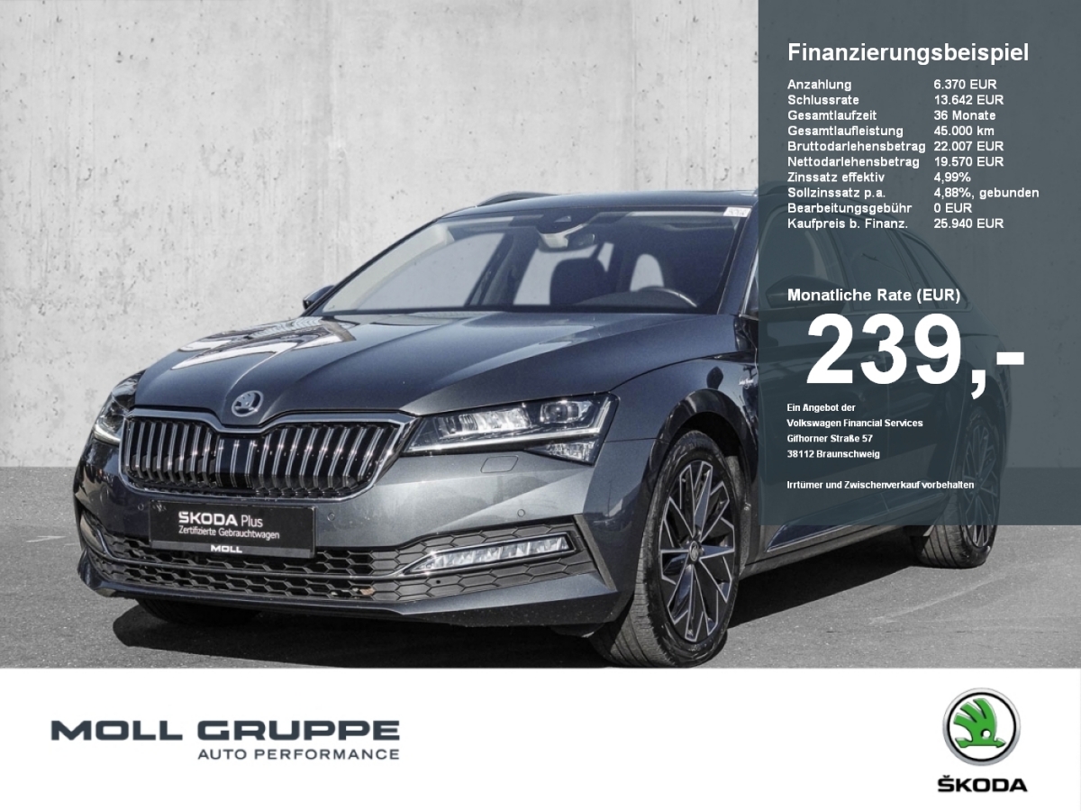 Superb Combi 2.0 TDI DSG Laurin & Klement NAVI