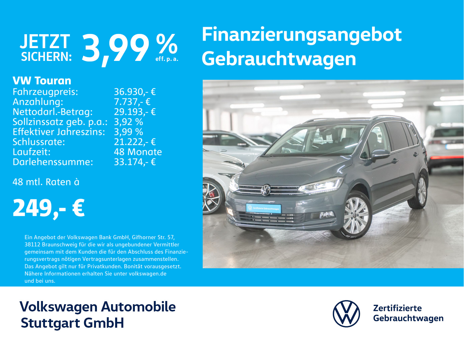 Volkswagen Touran 1.5 TSI Highline