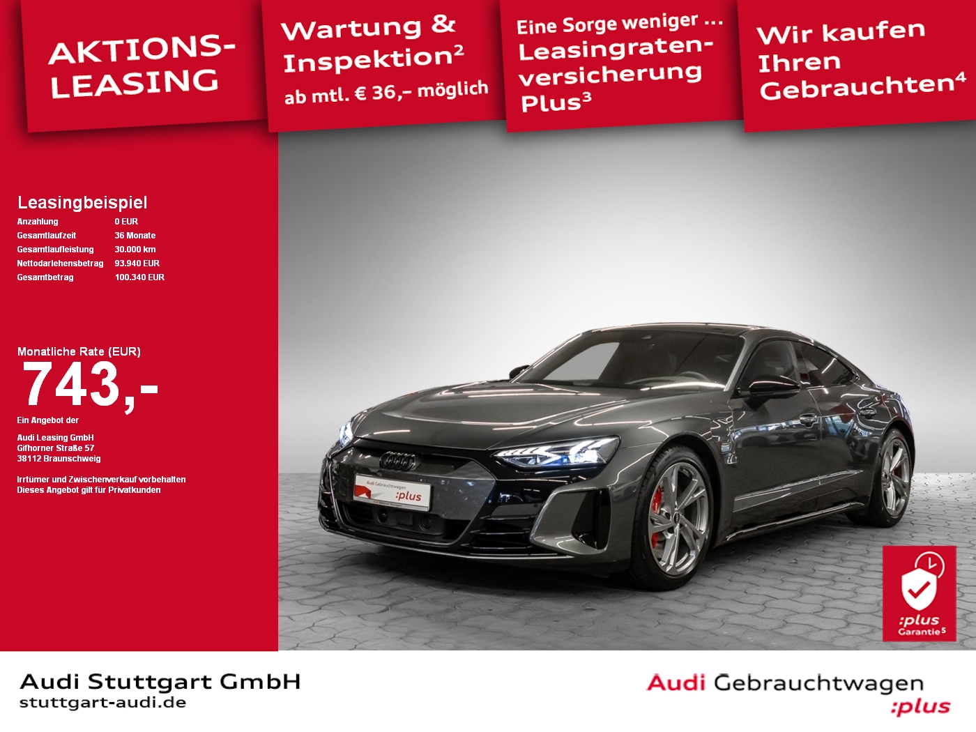 Audi e-tron GT quattro Massage