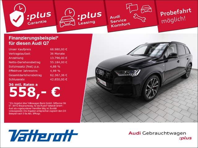 Q7 50 TDI quattro S line Plus Laserlicht AHK Allradlenkung