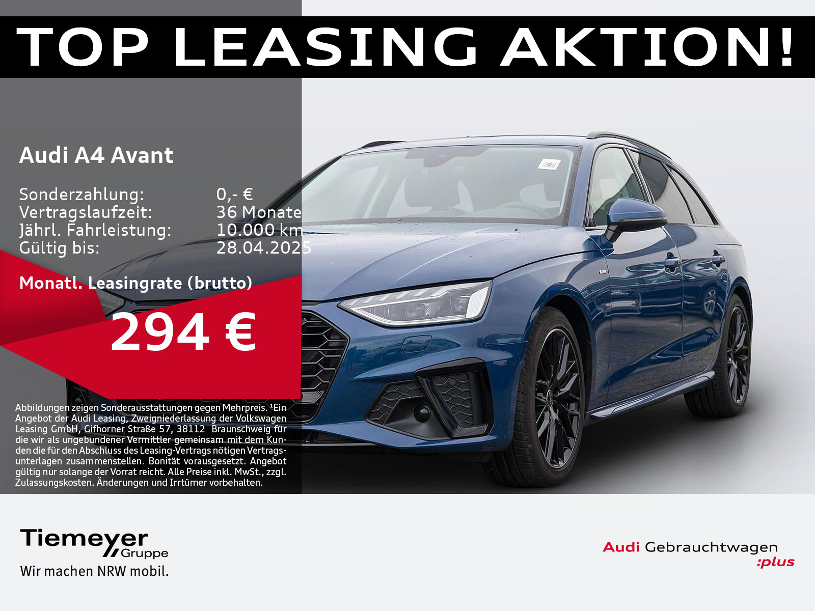 Audi A4 Avant 35 TDI S LINE LM18