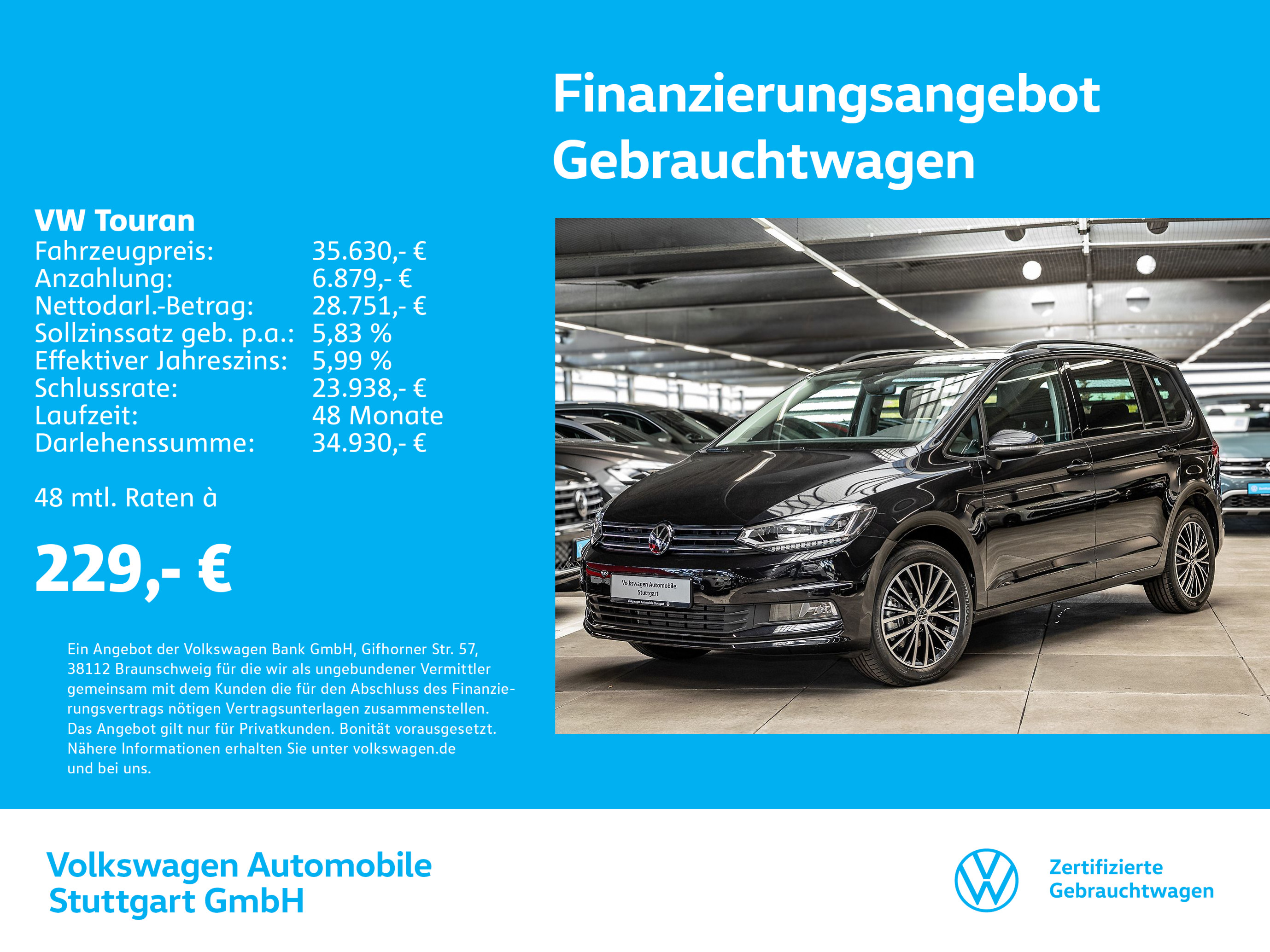 Volkswagen Touran 1.5 TSI Comfortline