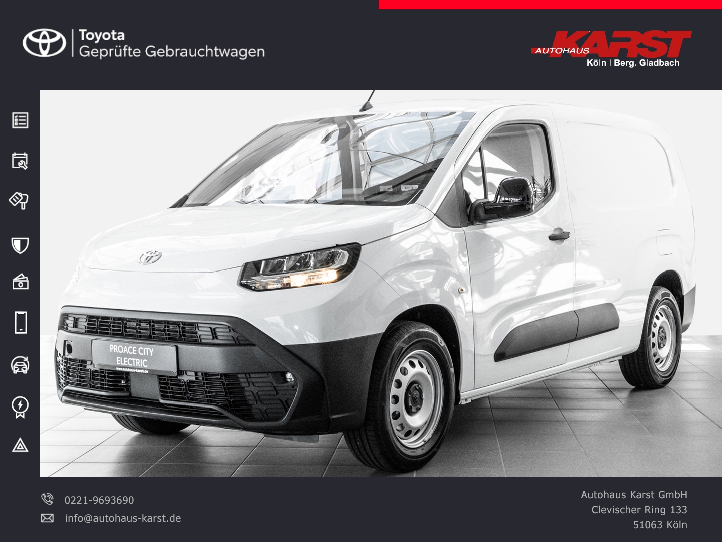 ProaceCity Meister - L2 EV-50 kWh Navigation