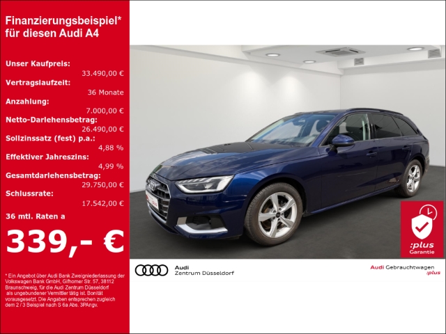 A4 Avant advanced 35 TDI MMI KAMERA ACC VIRTUAL