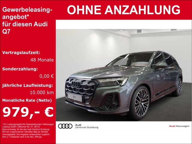 Q7 S line 50 TDI quattro Allrad HUD Luftfederung AD StandHZG AHK El. Panoda sofort verfügbar!