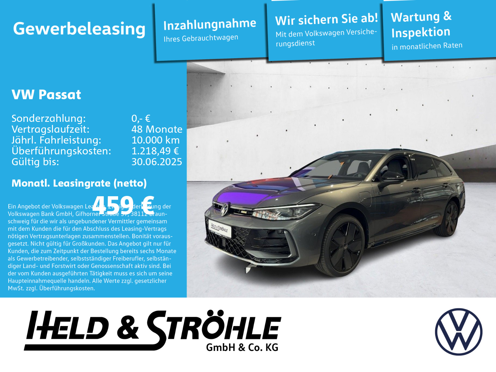 Passat R-Line 1,5l eHybrid 130 kW/85 KW DSG AHK