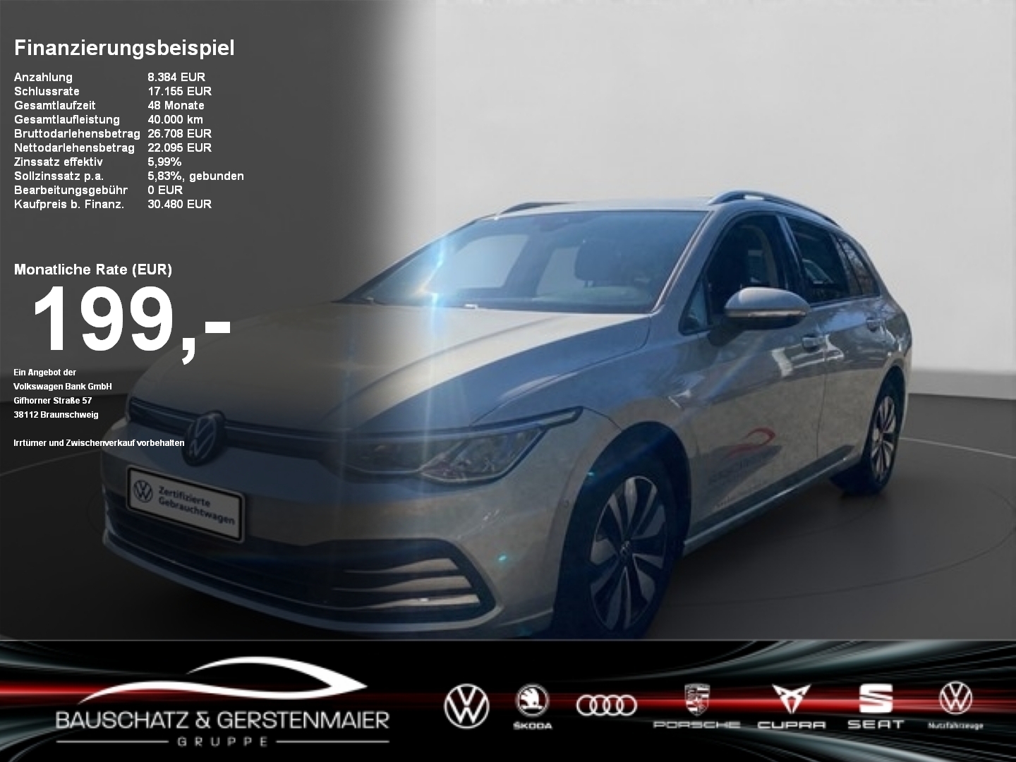 Golf Variant 1.5 eTSI MOVE *NAVI*RFK*IQ.-DRIVE*