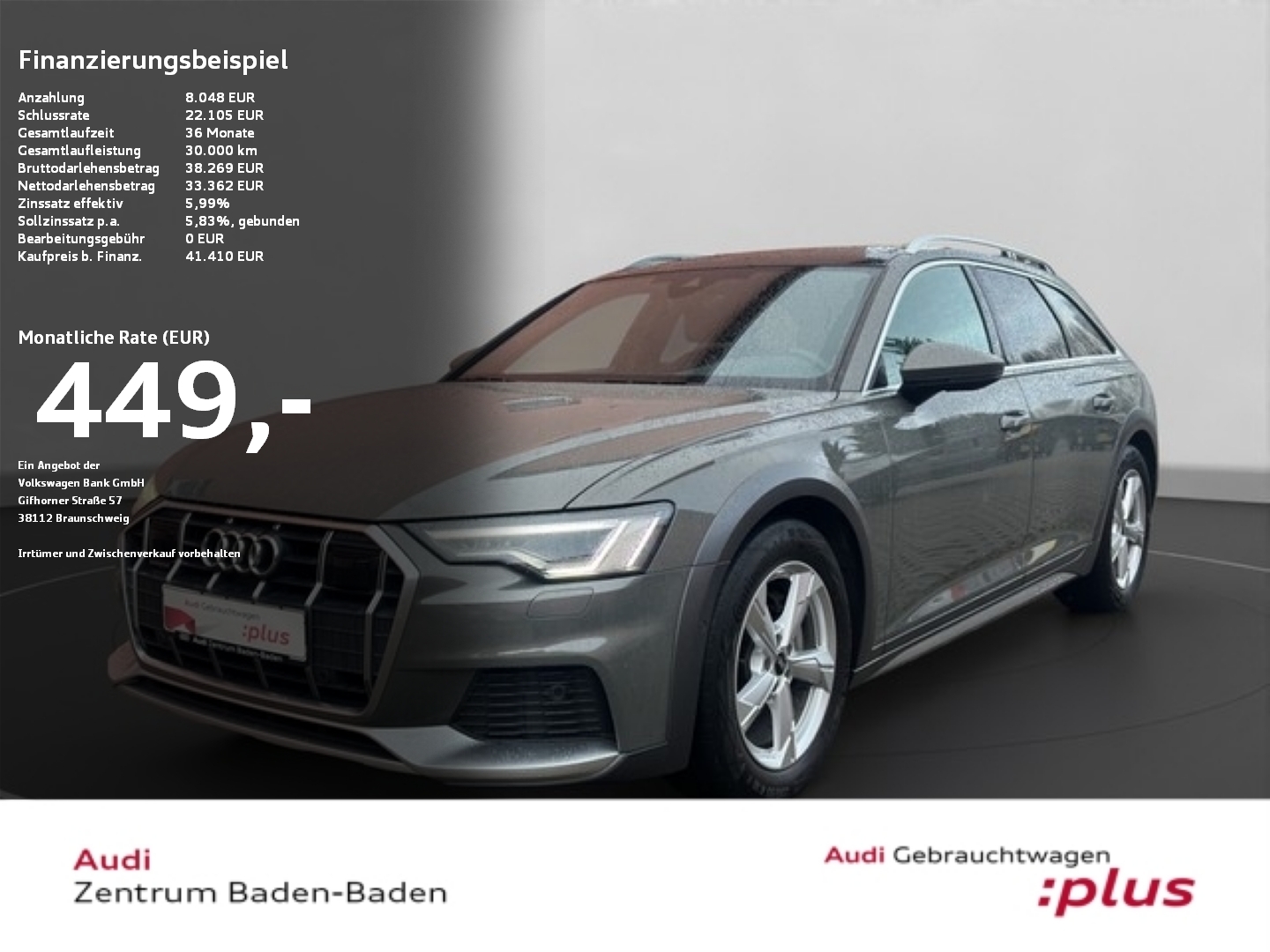 A6 Allroad quattro 45 TDI *PANO*MATRIX*KAMERA*