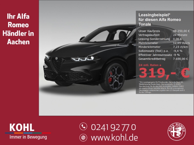 Tonale Ibrida Veloce 1.5 Mild-Hybrid EU6e 160PS PDCv+h