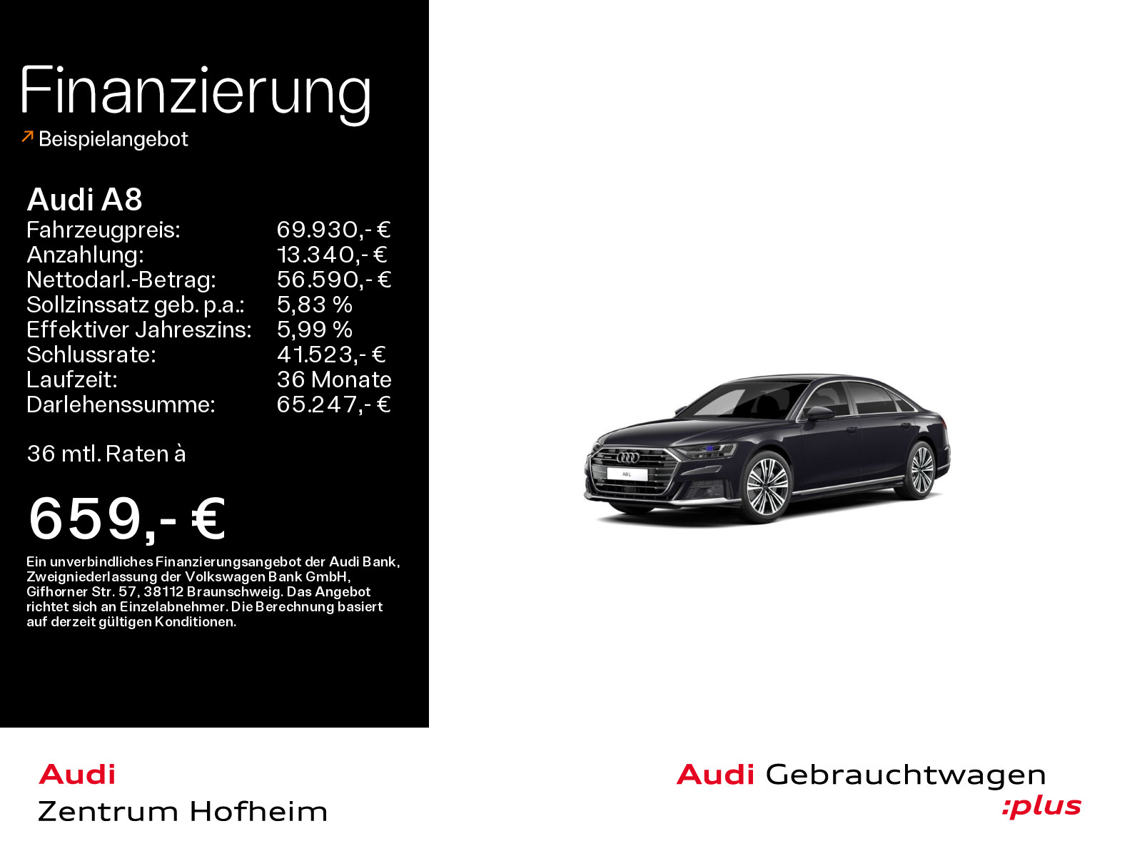 A8 Lang 50 TDI qu.*Matrix*B&O*HUD*Pano*Virtual*