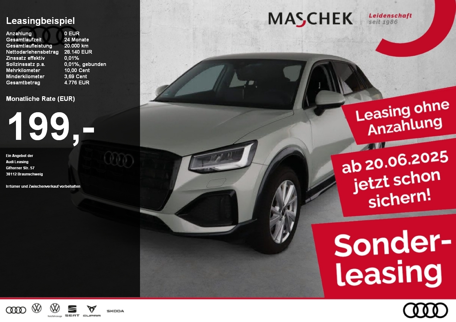 Q2 Advanced 30 TFSI AHK Turbine Black Naviplus GRA