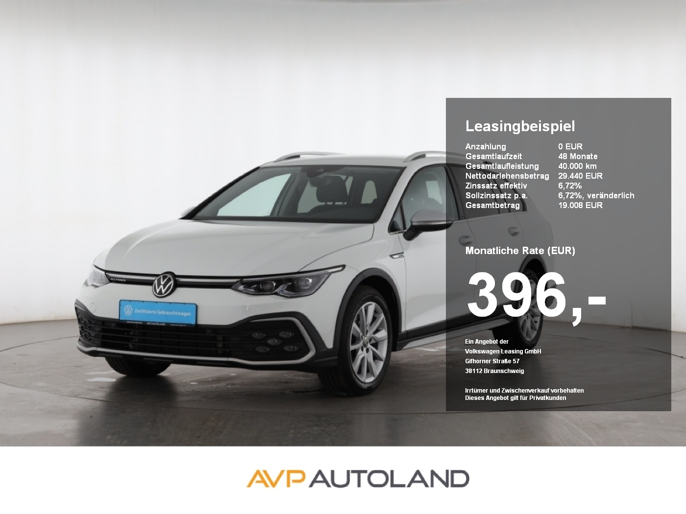Golf VIII Variant Alltrack 2.0 TDI DSG 4MOTION