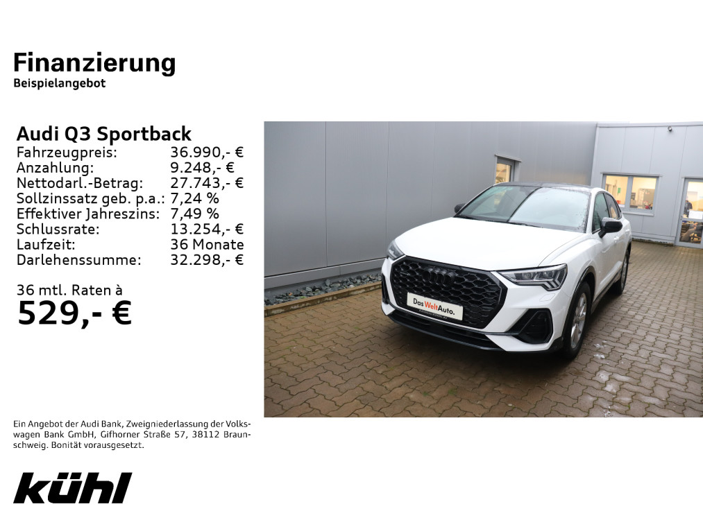 Audi Q3 2.0 TDI Sportback Quattro
