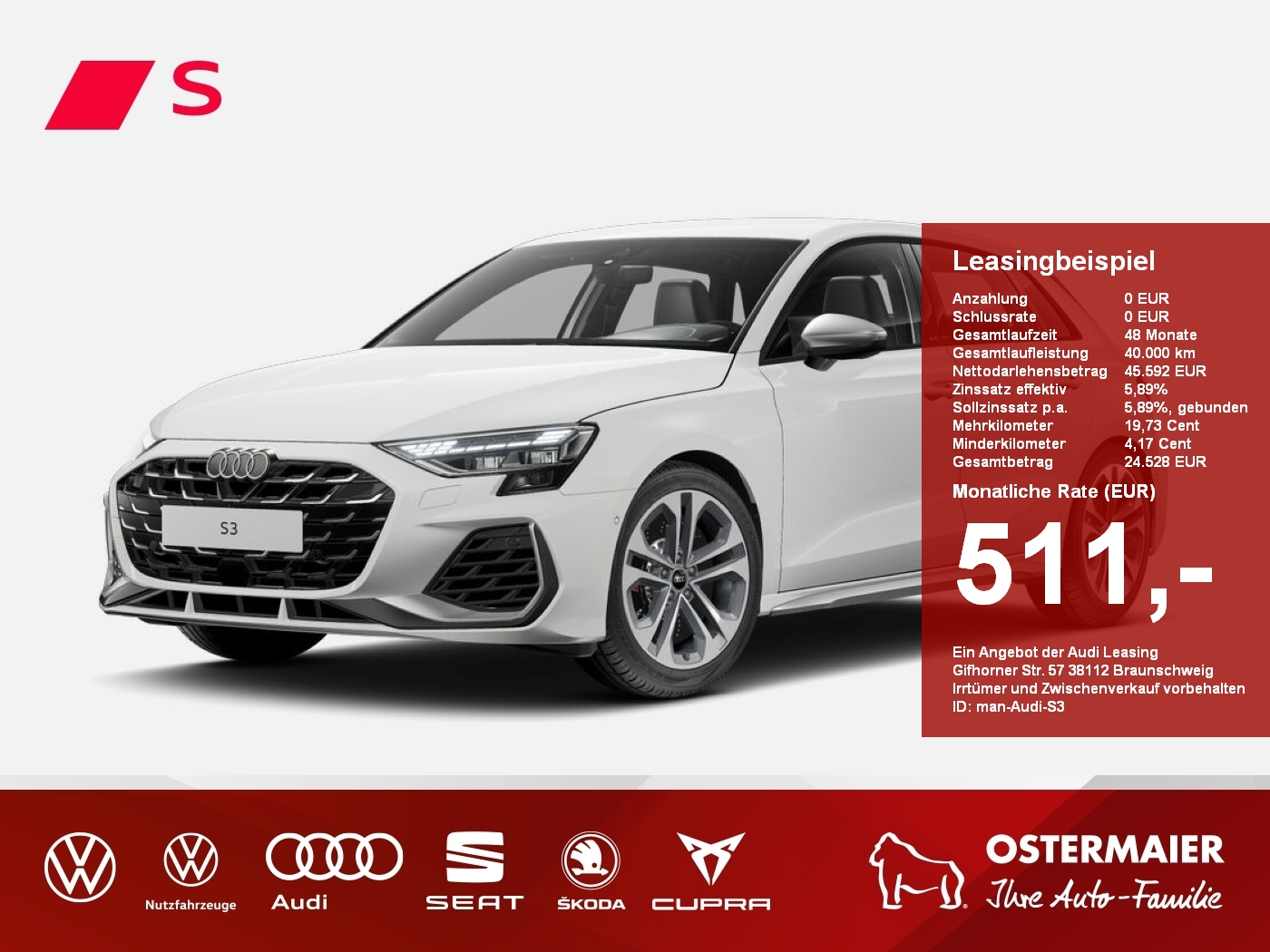 Audi S3 Sportback TFSI