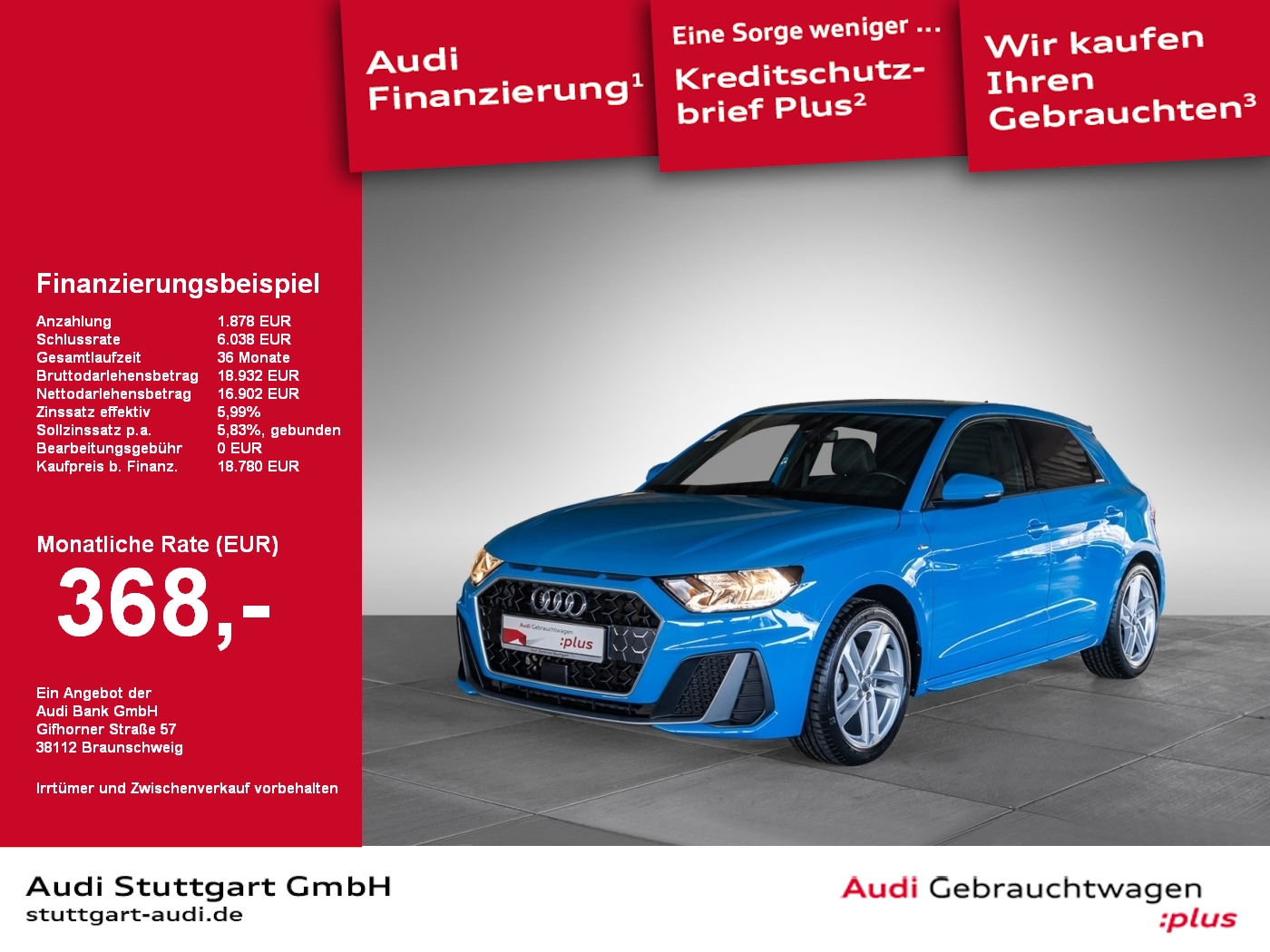 Audi A1 Sportback S line