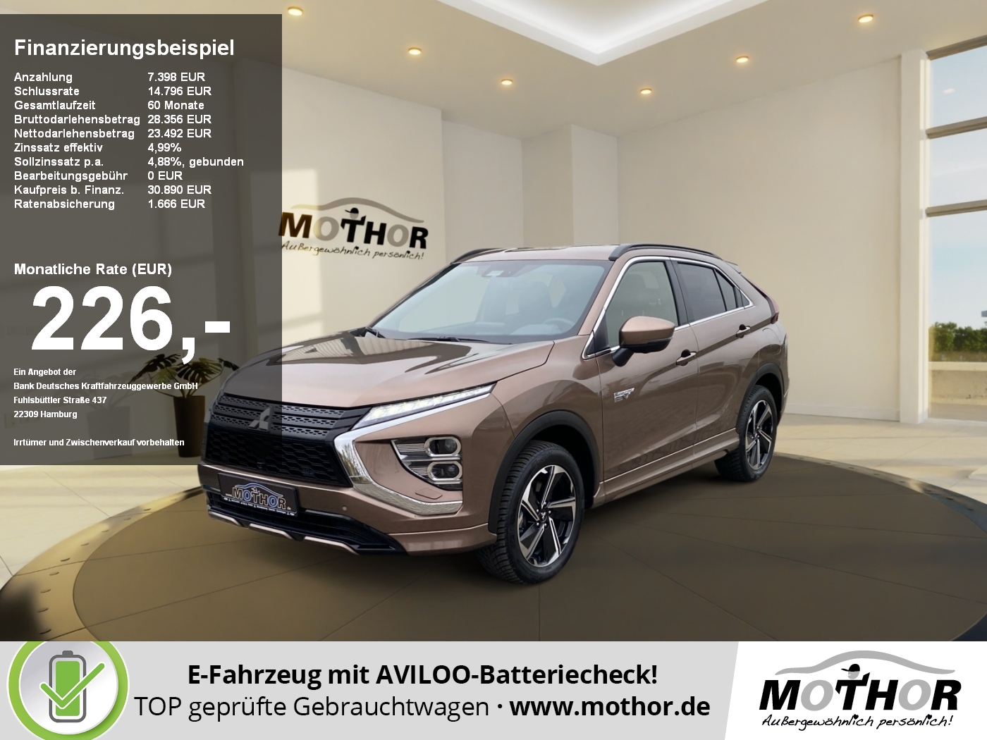 Mitsubishi Eclipse 2.4 l Cross Plus Select KAM360