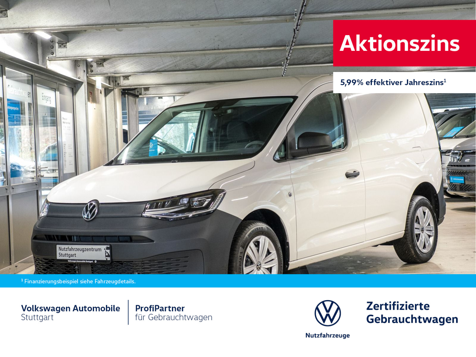 Caddy Cargo 2,0 TDI Euro 6d LED AHK Navi Klima