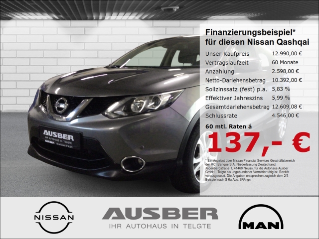 Qashqai Acenta 1.6 DIG-T AHK Navi Kamera DAB