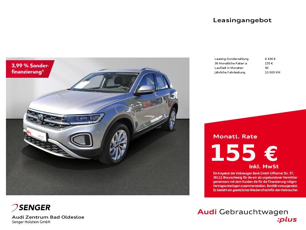 T-Roc 2.0 TDI Style DSG AHK Navi LED-Plus PDC