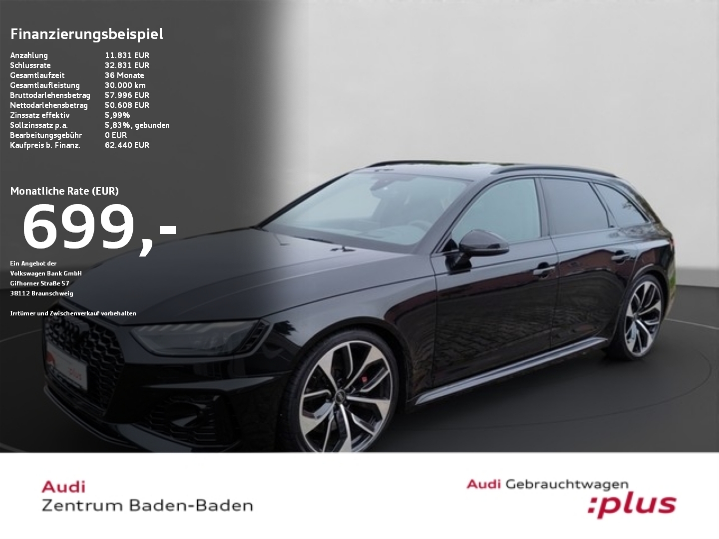 RS4 Avant 2.9 TFSI quattro *PANO*MATRIX*B&O*HuD*