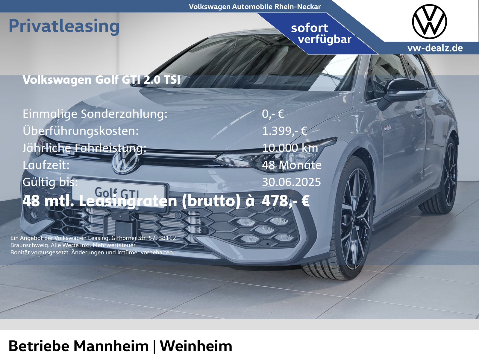 Golf GTI 2.0 TSI OPF DSG
