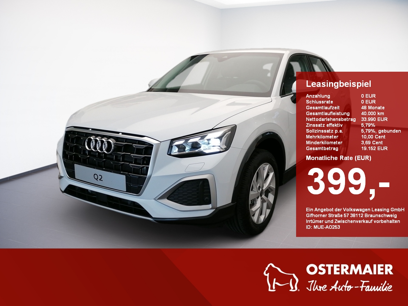 Q2 Advanced 35TFSI 150PS S tronic MATRIX.MMI-NAVI.AHK.SHZG.ACC