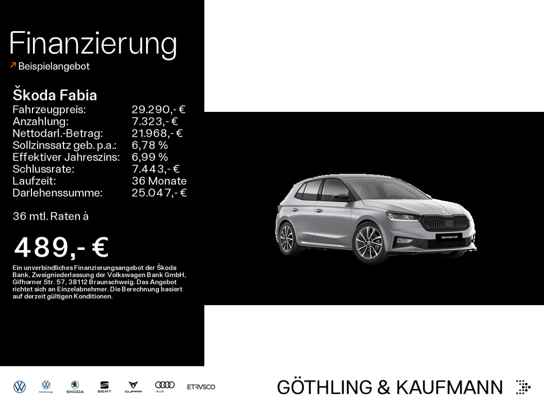 Fabia Monte Carlo 1,5 TSI 110 kW 7-Gang DSG