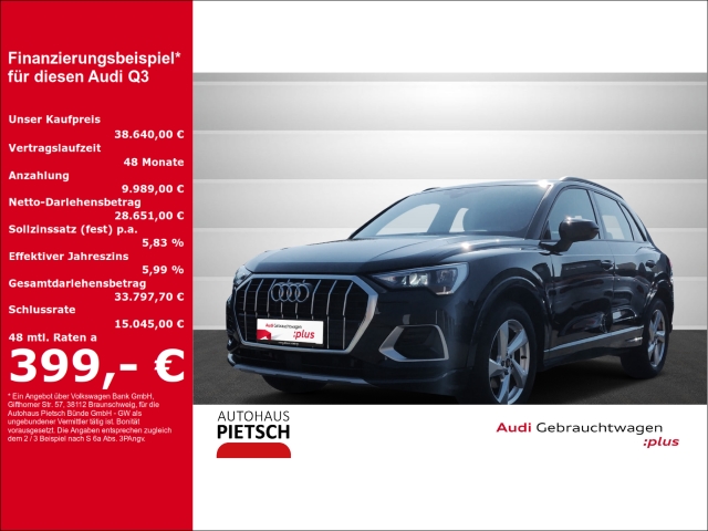 Q3 35 TDI S tronic advanced ACC Keyless Navi