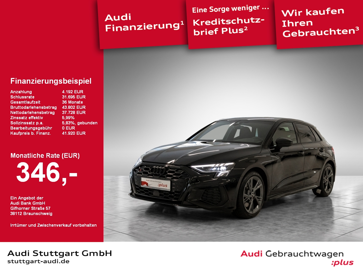 Audi S3 Sportback TFSI