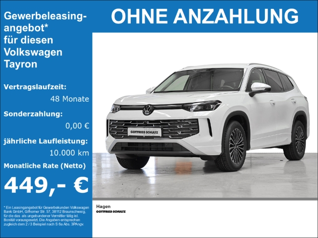 Tayron Elegance 1.5 eTSI DSG AHK+Massage+Park Assist Pro
