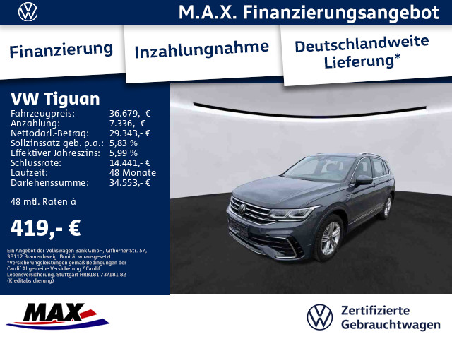 Tiguan 2.0 TDI DSG R-LINE 4M +IQ.LIGHT+PANO+HUD+