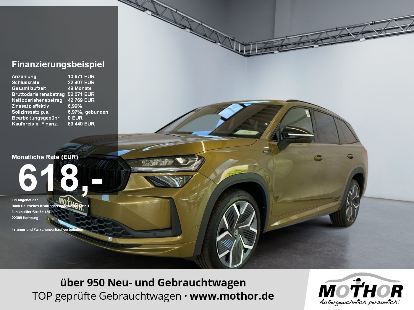 Kodiaq Sportline 2.0 TDI 4x4 DSG 360°Kam 7Sitzer