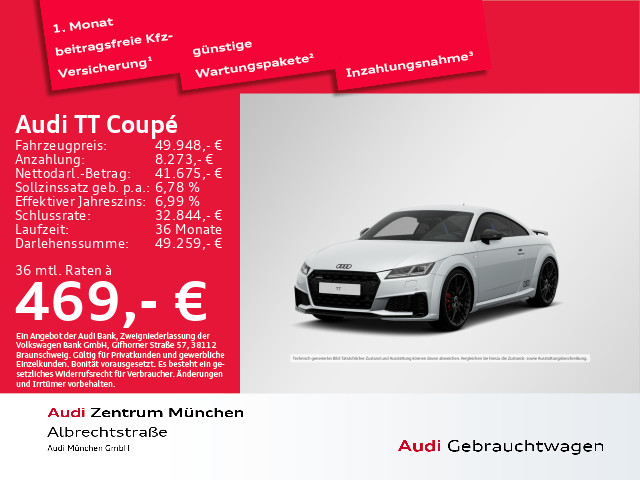 Audi TT Coupé 45 TFSI qu S line competition