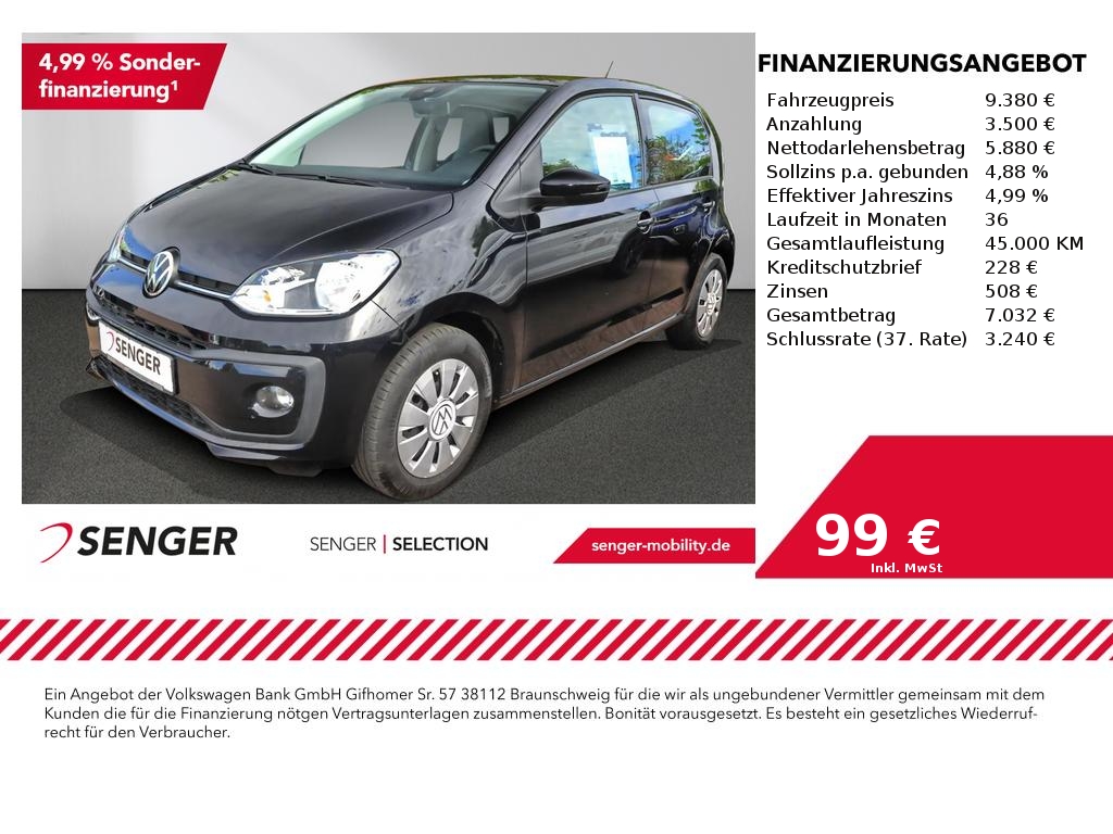 Volkswagen up 1.0 MPi move Maps&More