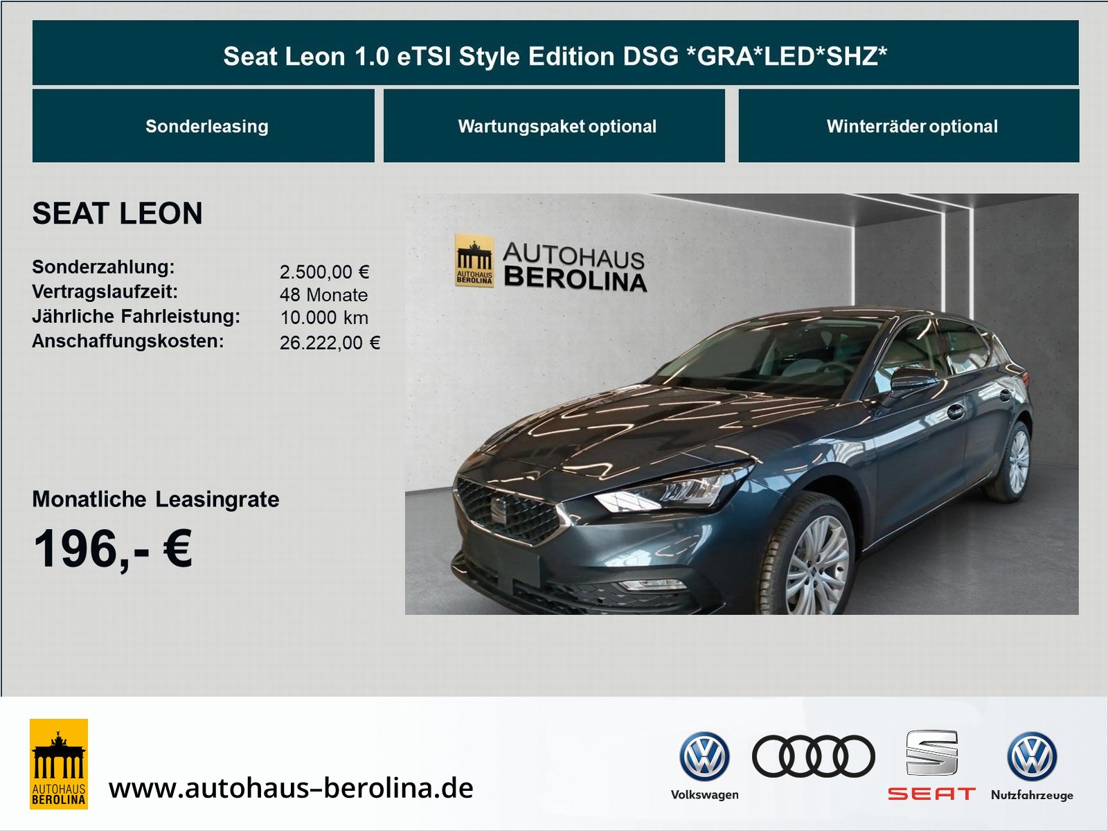 Seat Leon 1.0 eTSI Style Edition