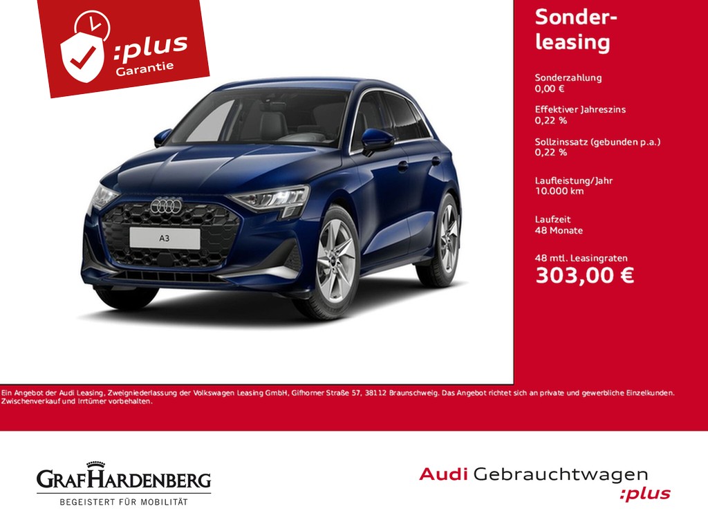A3 Sportback 30 TFSI . Virt.Cockpit Navi