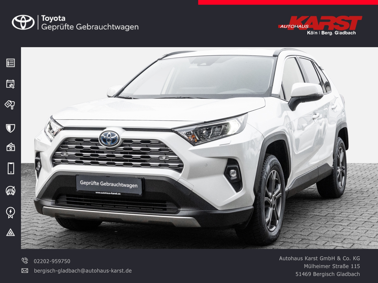 RAV4 2.5l Hybrid *Wenig KM*, DAB, Navi, RFK