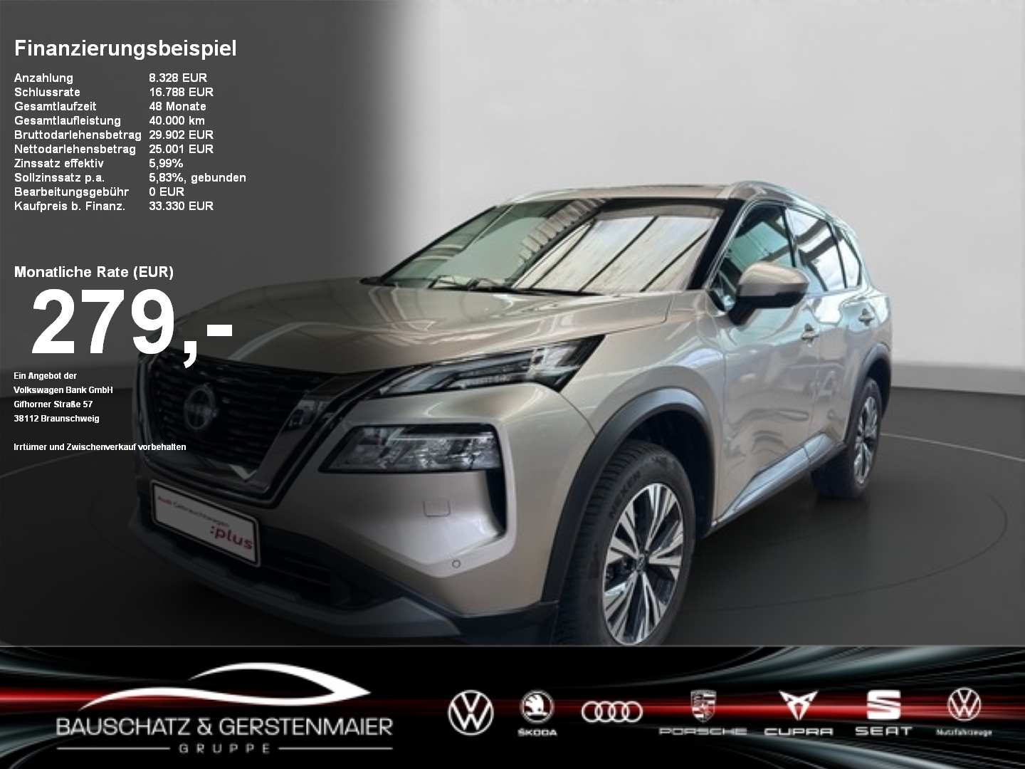 X-Trail 1.5 VC-T MHEV N-Connecta *PANO*NAVI*LED*