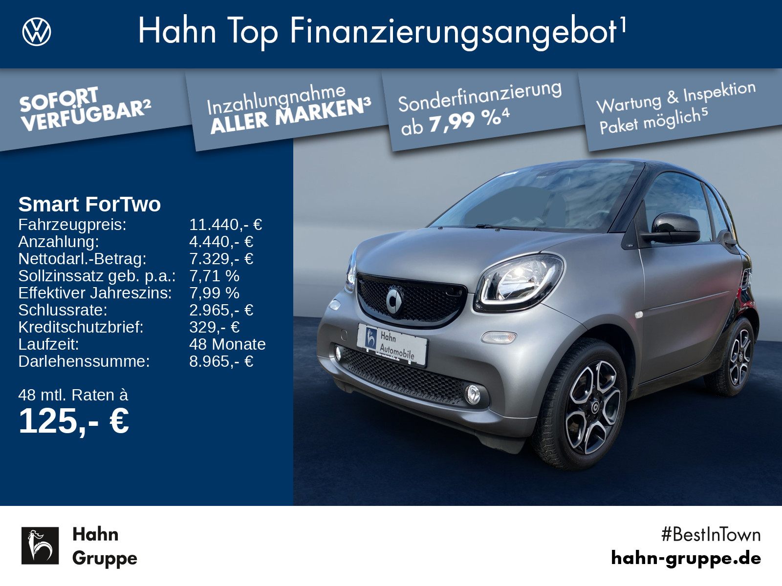 smart ForTwo coupe Basis Panno