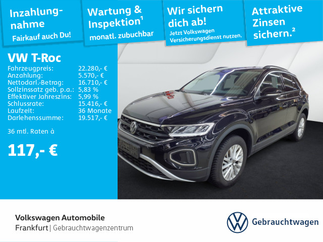Volkswagen T-Roc 1.0 TGSI Life Rückleuchten
