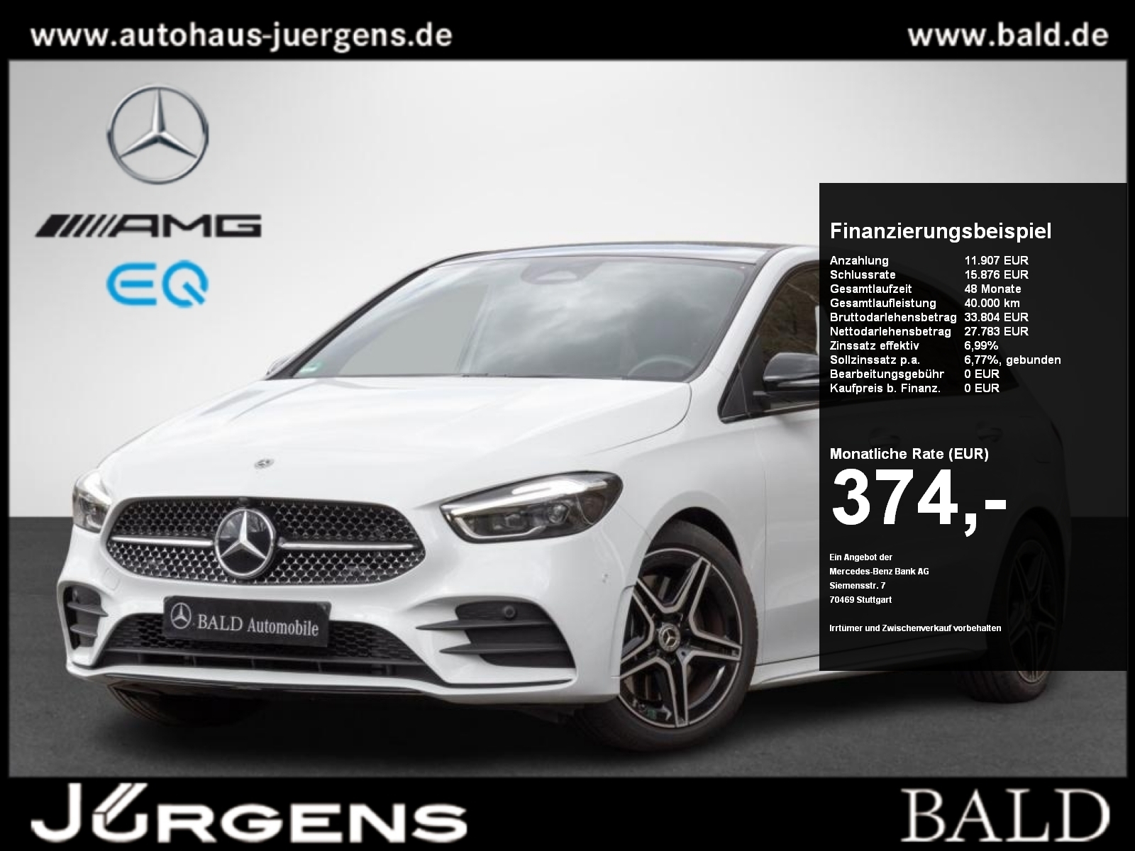 B 250 4M AMG-Advanced/ILS/Pano/Amb/Easy-P/Night