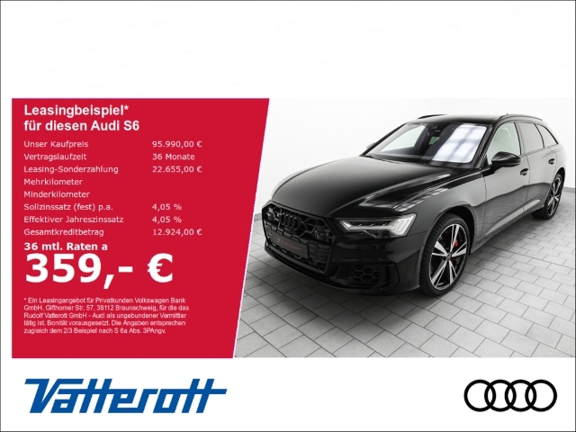 S6 Avant 55 TDI Luftfed. B&O ACC HDMatrix Pano