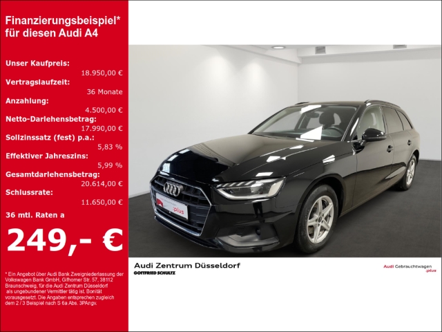 A4 Avant 35 TDI MMI AHK STHZ ACC