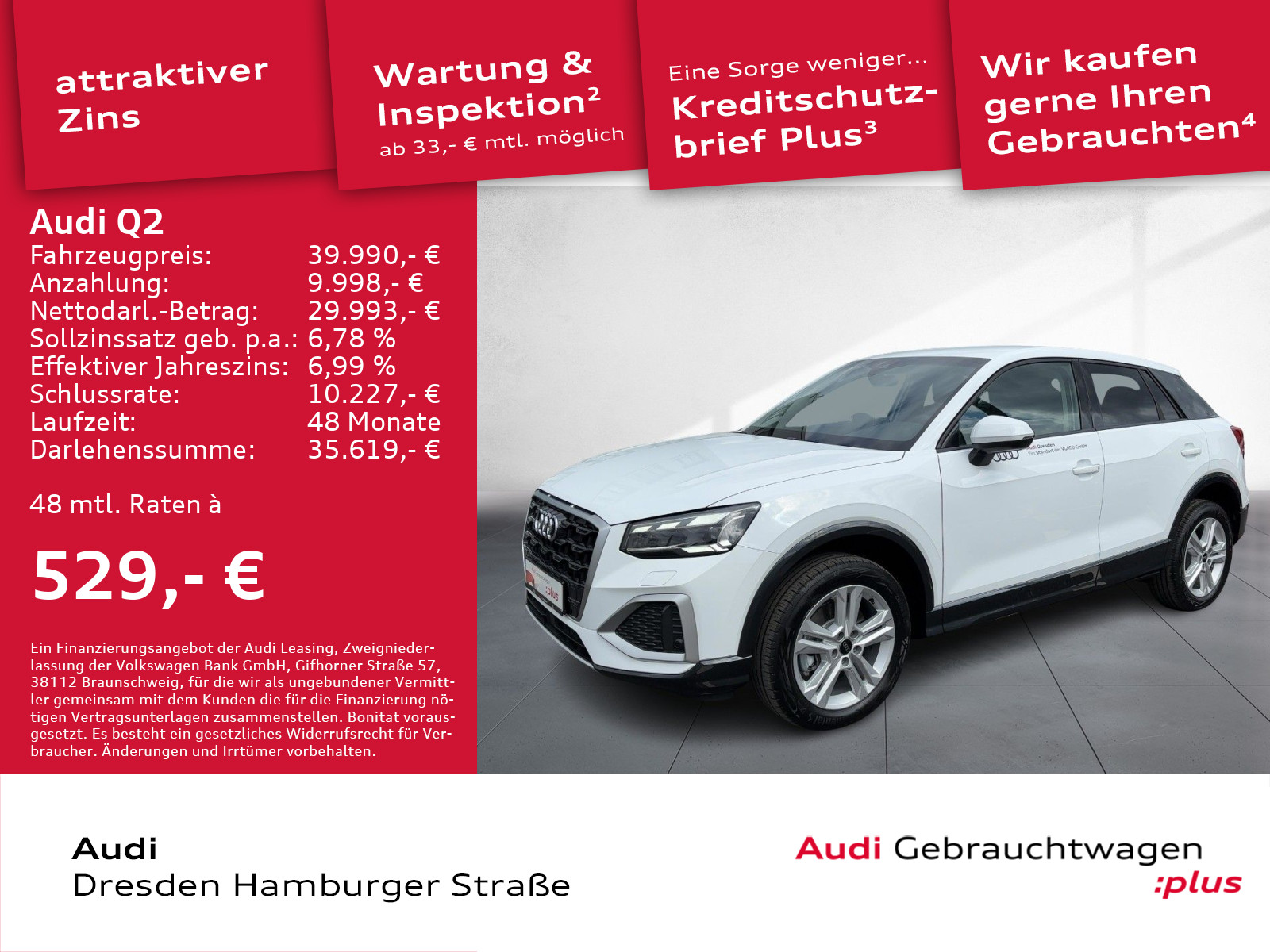 Q2 35 TDI advanced Matrix AHZV S tronic