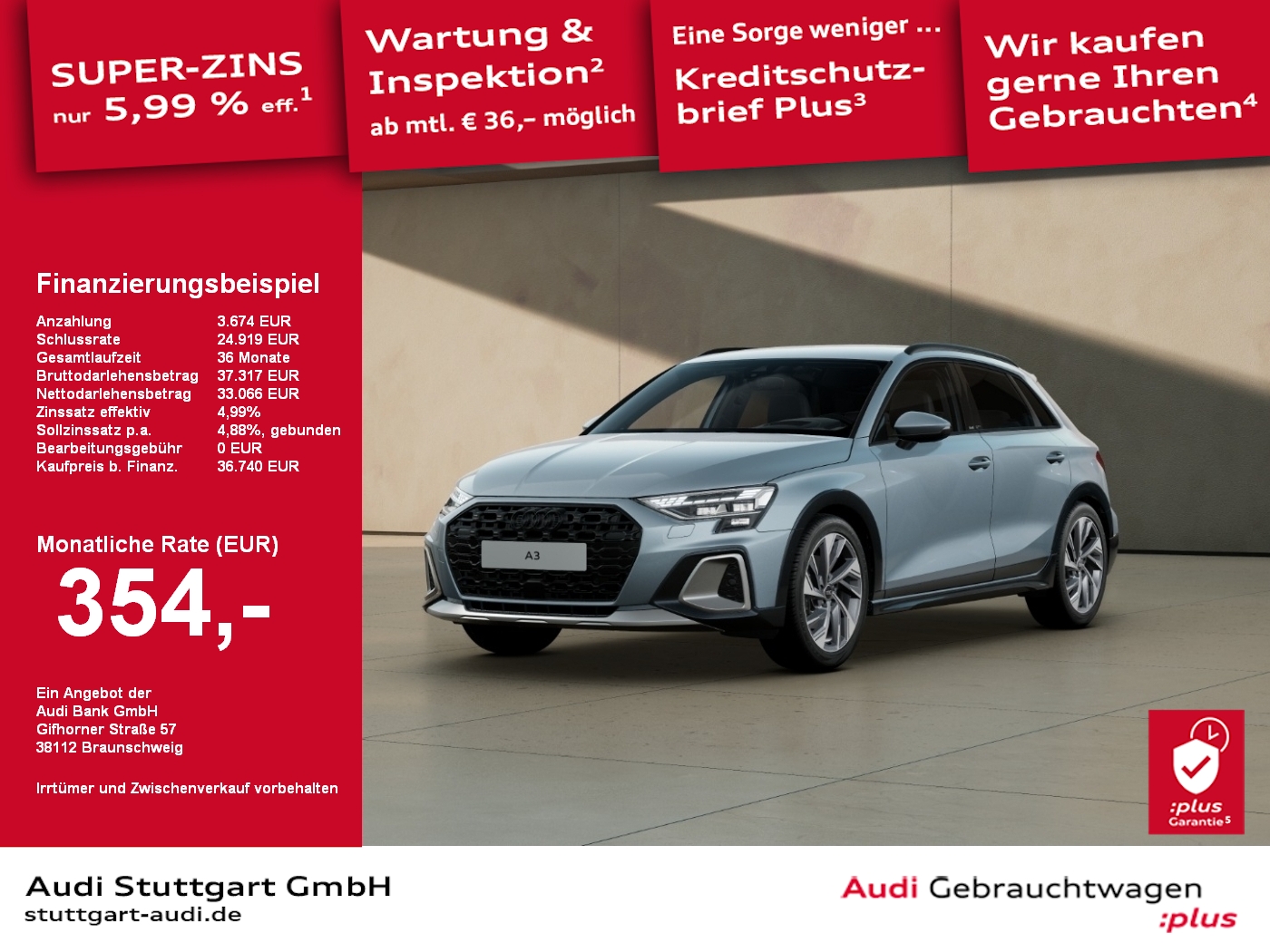 A3 allstreet 35 TFSI AHK Matrix
