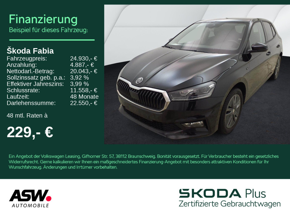 Fabia Selection 1.5 TSI DSG LED NAVI PANO ACC VC