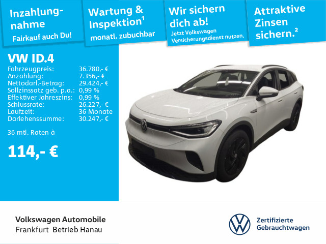 ID.4 Pro Performance Navi AHK IQ.LIGHT - LED-Matrix-Scheinwerfer Rückfahrkamera
