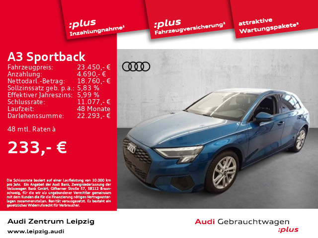 A3 Sportback 40 TFSIe *LED*virtualCockpit*