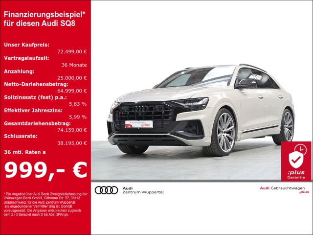 SQ8 4.0TFSI QUATTRO MATRIX B&O LEDER PANO AHK GARANTIE
